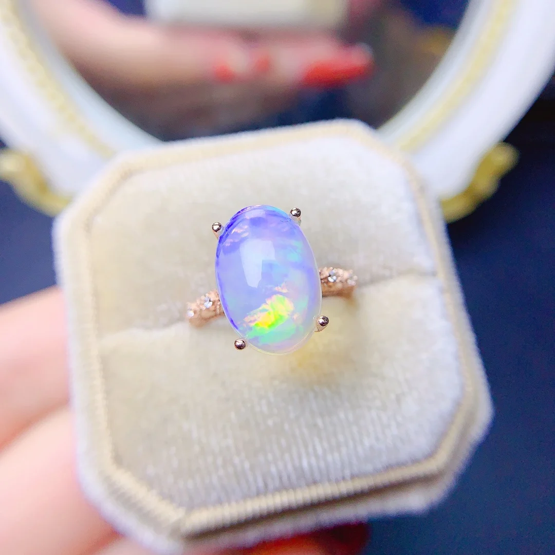 

925 sterling silver High Quality Oval Fire Opal Rings Women Vintage Silver Color CZ Ring for Wedding Engagement Fashion Jewelry
