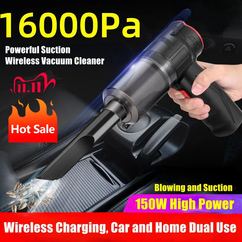 

Беспроводной автомобильный мини-пылесос Xiaomi, 9000 па, 120 Вт