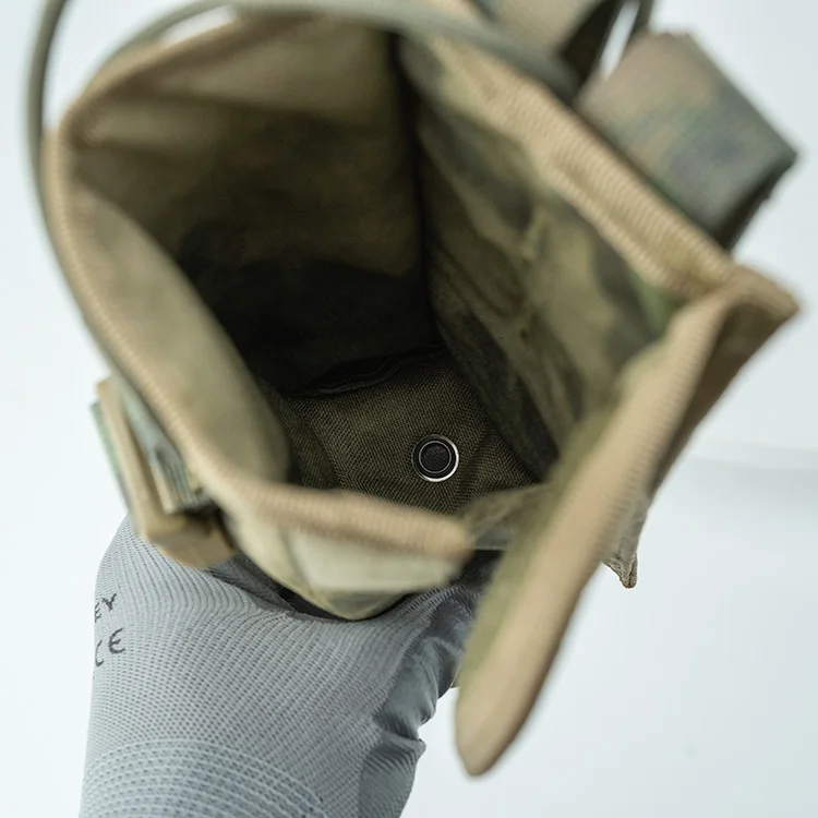 Outdoor Sports Multifunctional Sundry Bag 6094 Styling Tactical Tank Top Radio Interphone Bag Green Ruins Camo TC0039