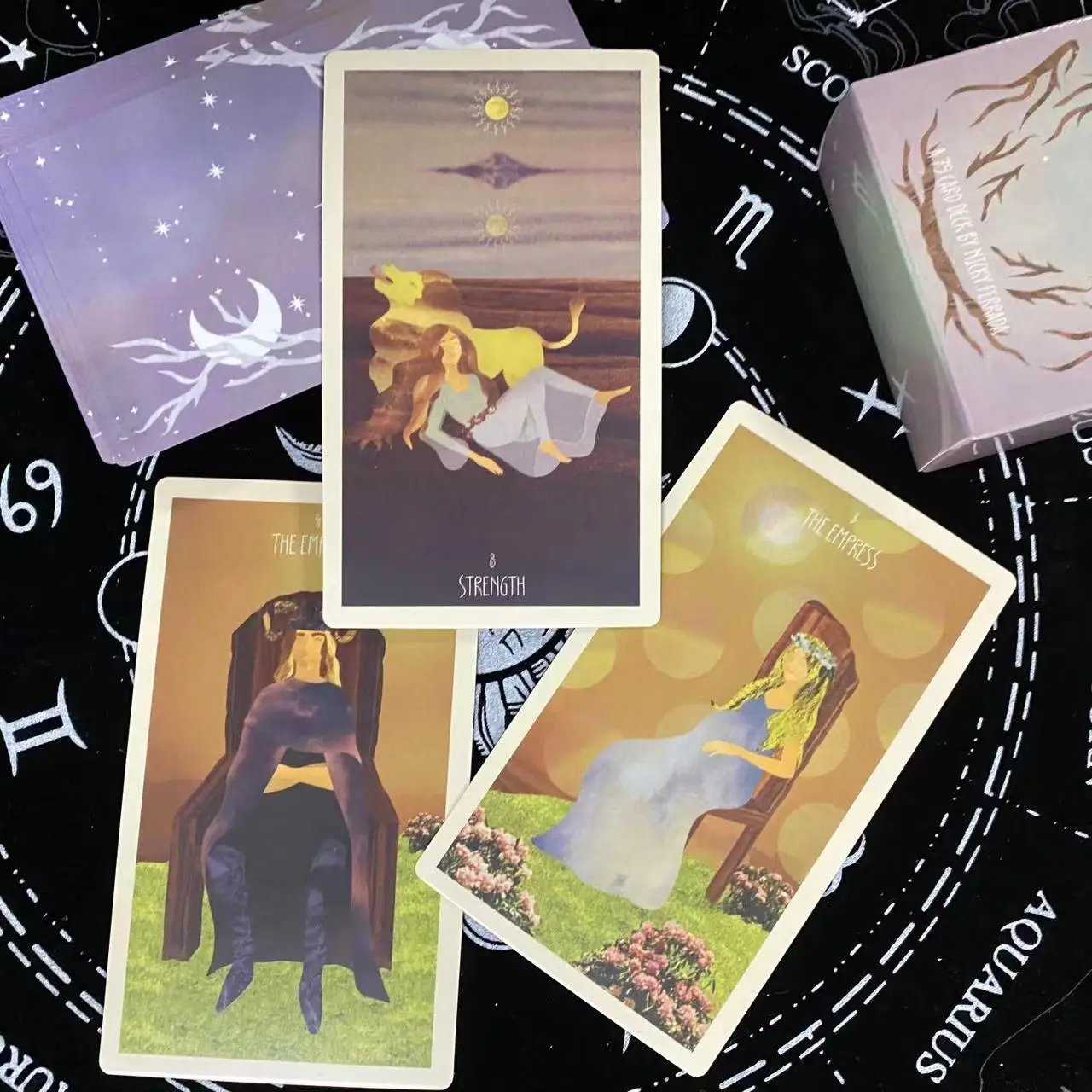 78 карт Колода Таро Звездного Искателя с путеводителем для начинающих 12*7 см