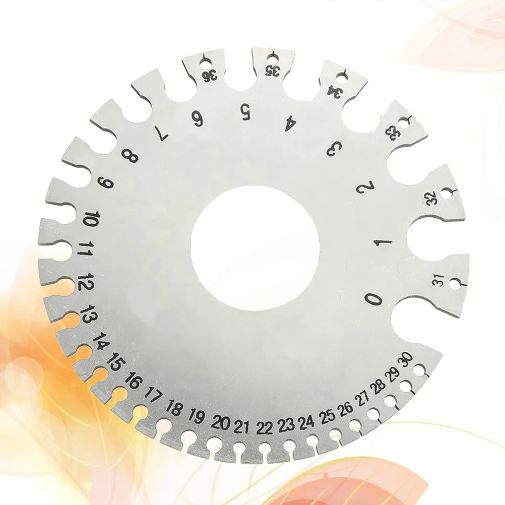 Измеритель диаметра круглого провода линейка толщины кабеля измерительный