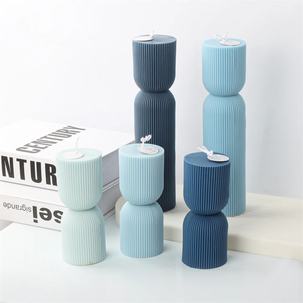 

Песочные часы, часы, таймер, форма свечи, силиконовая форма для рождественской вечеринки, реквизит для подарка, случайный цвет