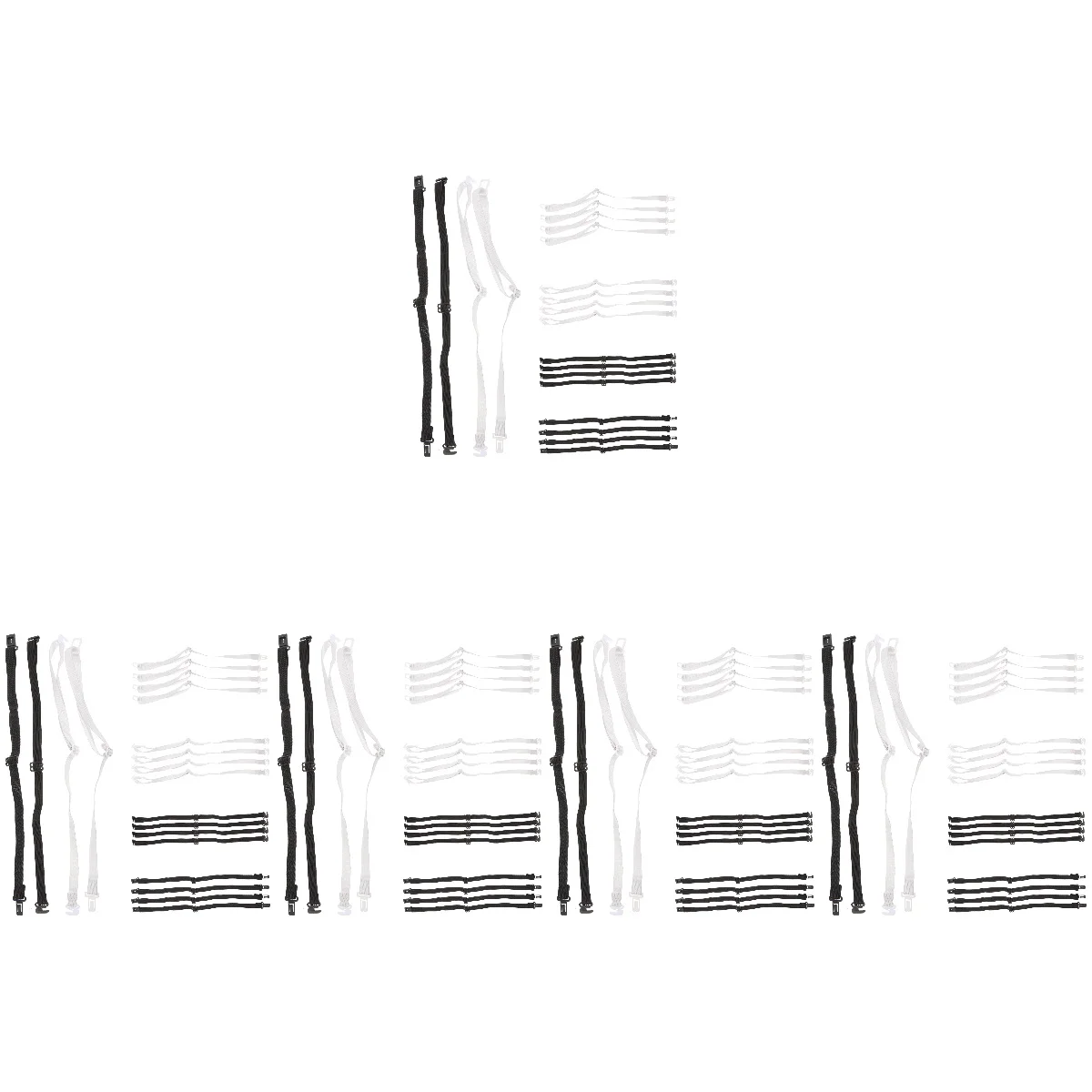

Bow Tie Extension Strap Elastic Belt Adjustable Bands Bow-knot Bowtie Replacement
