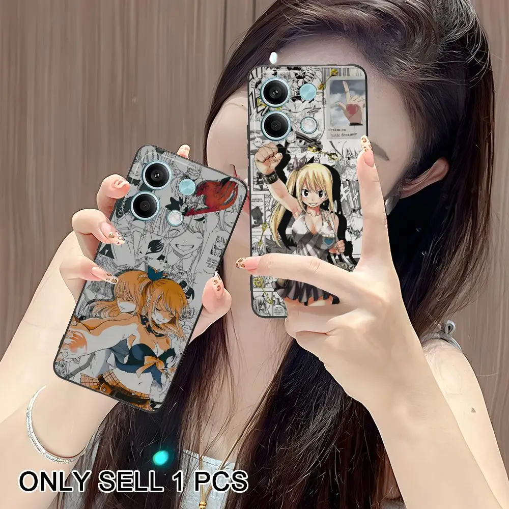 Фото Чехол для телефона Fairy Tail Lucy для POCO F8 F7 F6 F5 F4 F3 F2 Pro GT C75 C71 C65 C61 C40 Pro, ультрамягкий противоударный чехол из ТПУ №5
