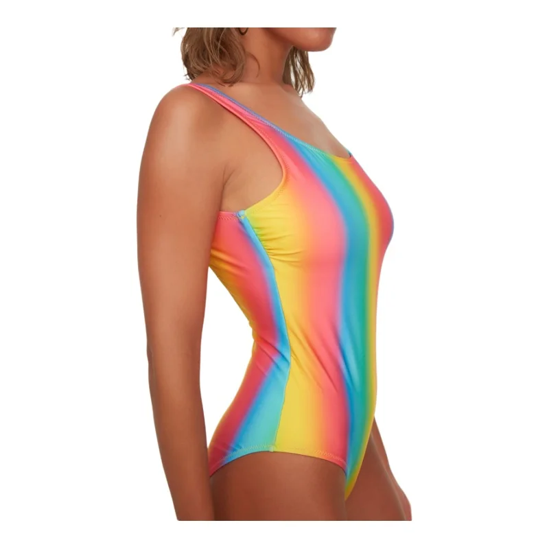 Trendyol TYZA женский комплект бикини обычный вязаный купальник комплекты из двух