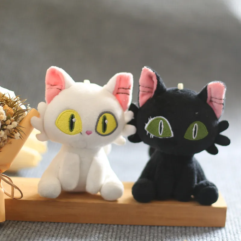 

12cm Suzume No Tojimari Plush Toy Daijin Cat and Sadaijin Black Cat Plushie Soft Stuffed Animal Doll Birthday Gift for Baby Kids