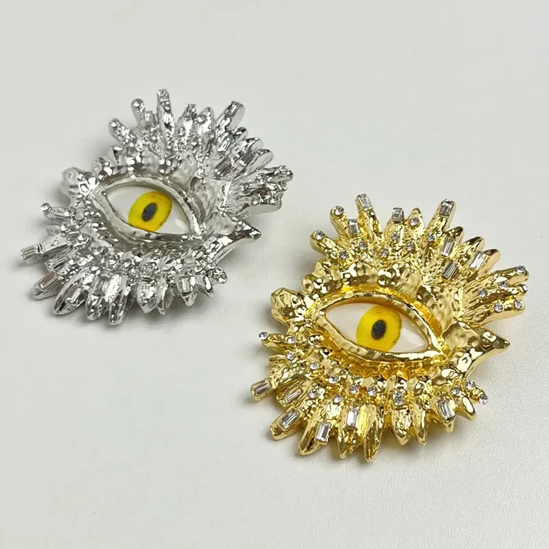 Тяжелая промышленность инкрустированные жемчугом глаза квадратный кулон