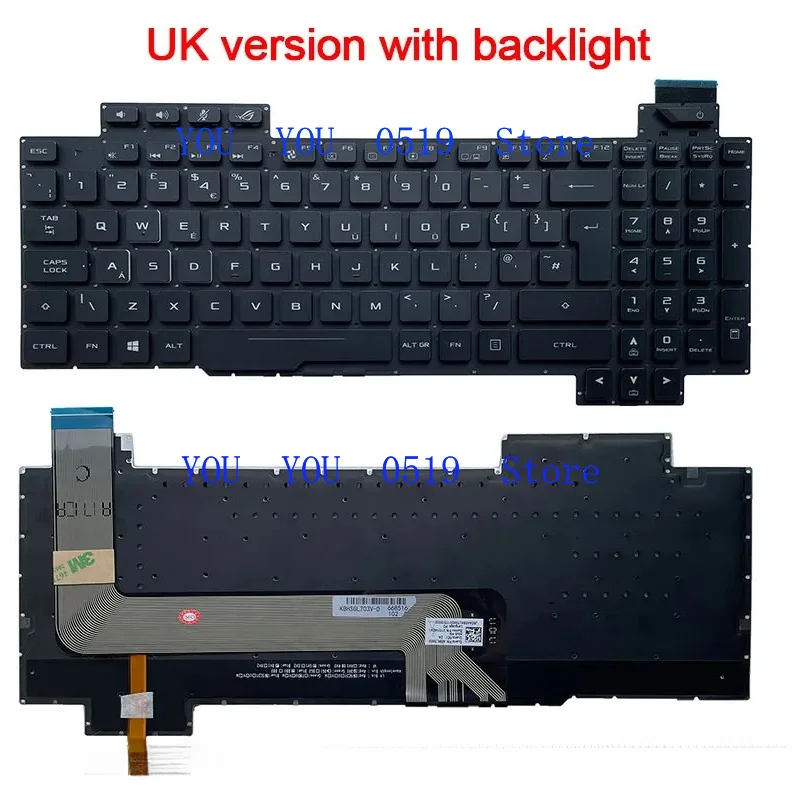 Фото Новая клавиатура для ноутбука ASUS GL503 GL503V GL503V GL503VD GL503VD GL703 GL703V GL703VD GL703VD GL703VM №4
