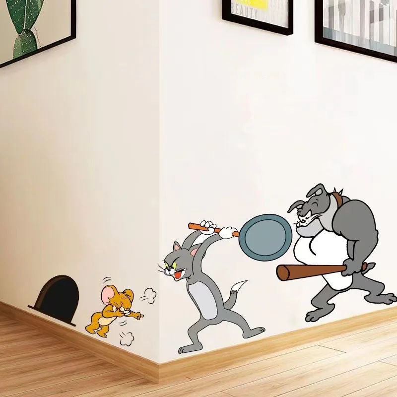 

Cartoon Self-adhesive Wallpaper Creative Decorative Wall Stickers