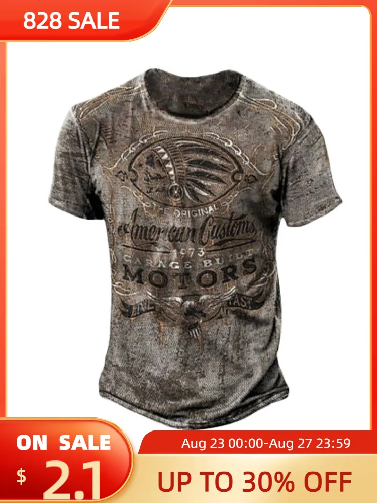 

Vintage T Shirts For Men 3d Print Classic Eu/Us Men's T Shirt Street Loose 6xl Top Tee Shirt Men Clothing Oversize Male Camiseta