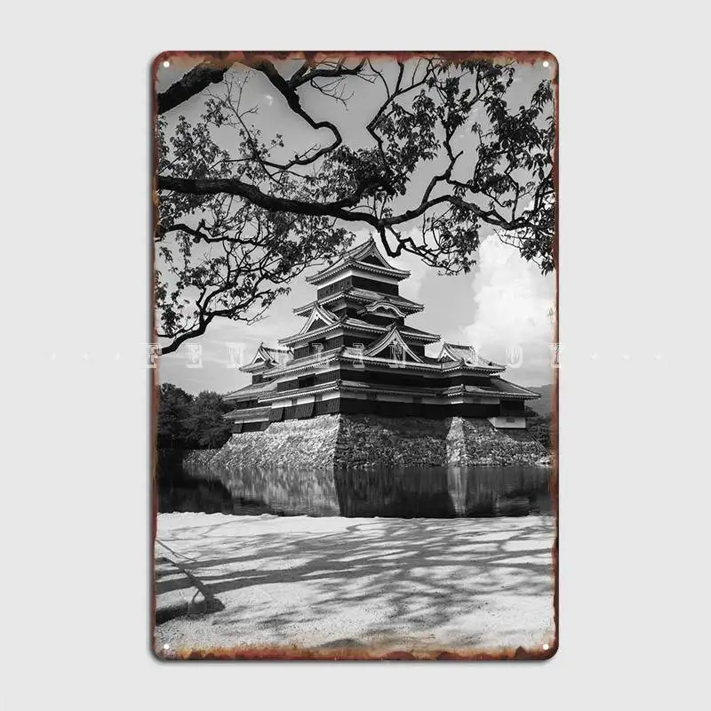 

Matsumoto Castle Metal Plaque Poster Painting Decor Club Home Designing Club Bar Tin Sign Poster