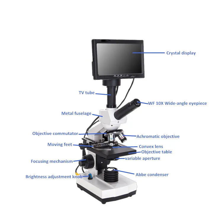 

Biology For Lcd Monitor Digital Micro Scope Video Biological Kids Binocular Microscope