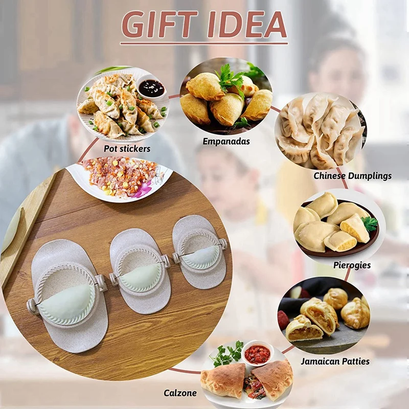 Пресс-форма Empanadas набор пресс-форм Empanada с резаком для теста и ложкой наполнения