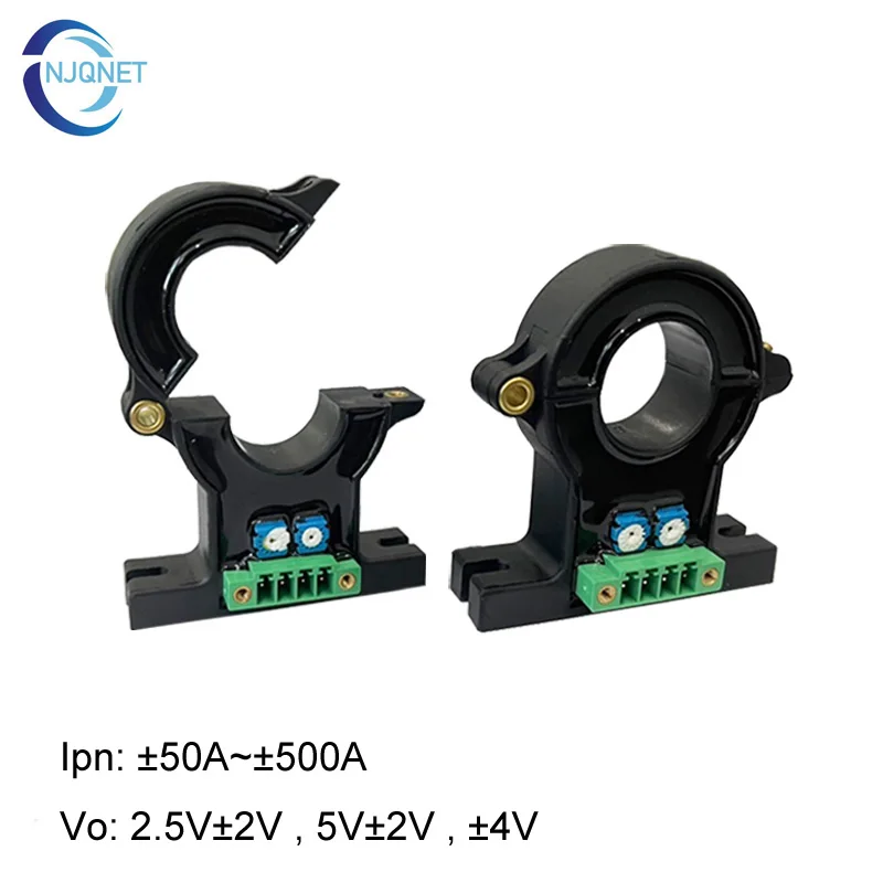 

Output 5V±2V Input ±50A-±500A power supply +24V QNHCK1-21 Hall Effect Current Sensor Split core current transducer transformers