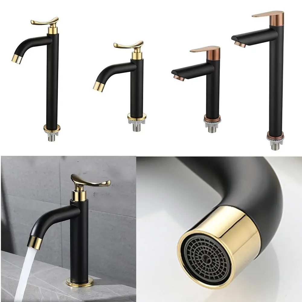 

Modern Durable Quick Open Valve Basin Water Tap Bathroom Taps Bathroom Faucet Single Hole Tapware