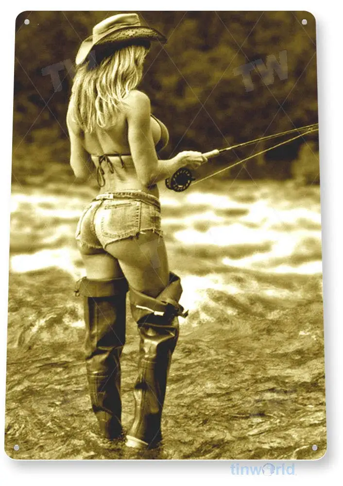 Tinworld Оловянная Удочка B679 для девушек с нахлыстом и металлическим декором