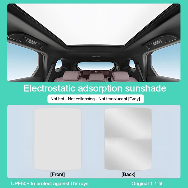 

Для AITO M5 Seres 5 2022 2023 2024 2025 Крыша автомобиля Солнцезащитные тенты Электростатическая адсорбция Люк на крыше Солнцезащитный козырек Теплозащитная часть