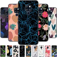 case for huawei mate 20 lite soft cute cartoon phone cases for hauwei mate 20lite sne lx1 pro funda back cover oil painting