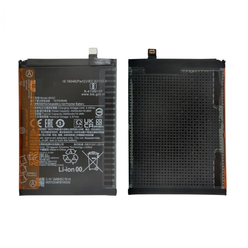 Оригинальный аккумулятор емкостью 5000 мАч для Xiaomi Note 11 Poco M4 Pro 5G M4pro запасные