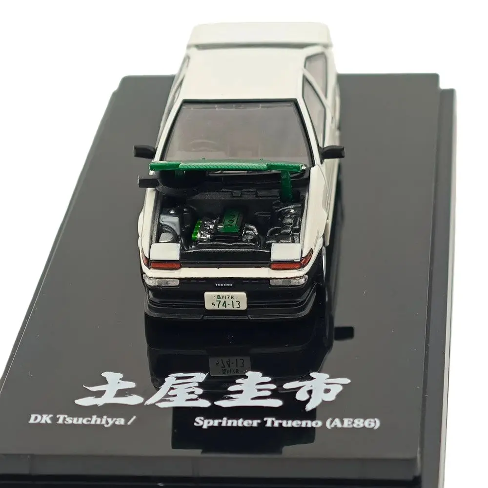 Фото Коллекционная модель автомобиля Hobby HJ64 1/64 для Sprinter Trueno (AE86) Dori Dori Mesh Wheel Drift King HJ646052BDK, литая под давлением, миниатюрная коллекционная модель №4