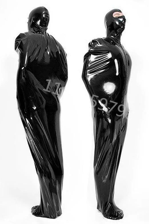 

Latex Gummi Rubber Party Uniform Catsuit Zentai Maske Handschuhe Catsuit Neu