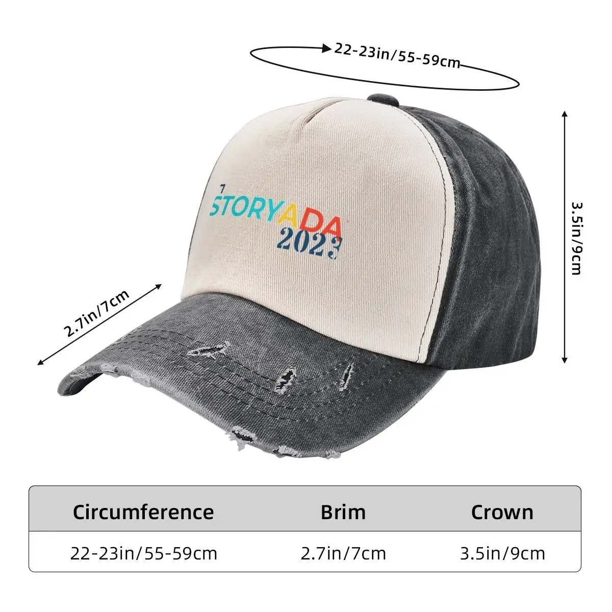 Бейсбольная кепка Participant Swag StoryADay 2023 вечерняя шляпа Snapback с капюшоном для