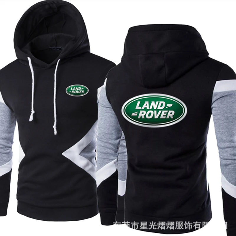 

2022 new men's LAND ROVER logo spring and autumn fashion Pullover Sweater patchwork casual cotton hat
