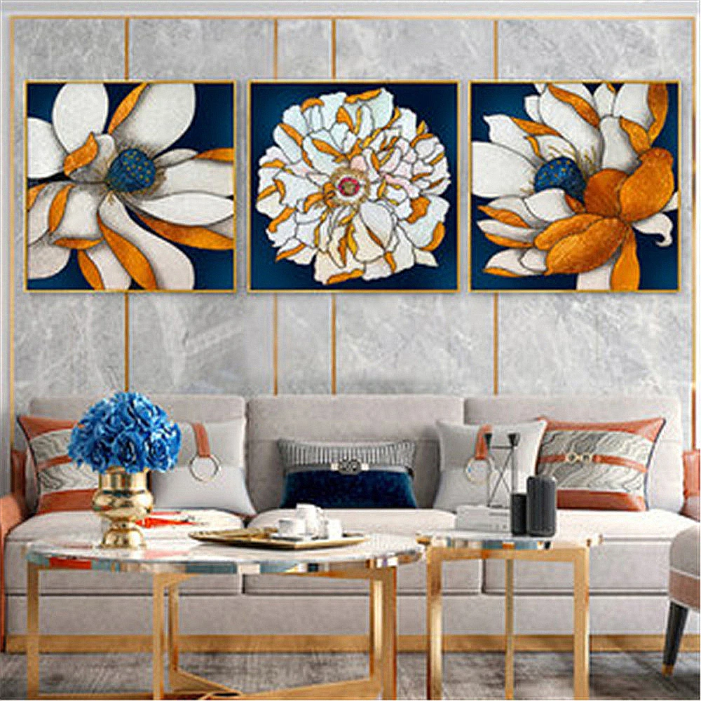 

Алмазная мозаика Huacan, 5D декоративные картины с цветами, рукоделие, Цветочная вышивка, творческие хобби, украшение для дома