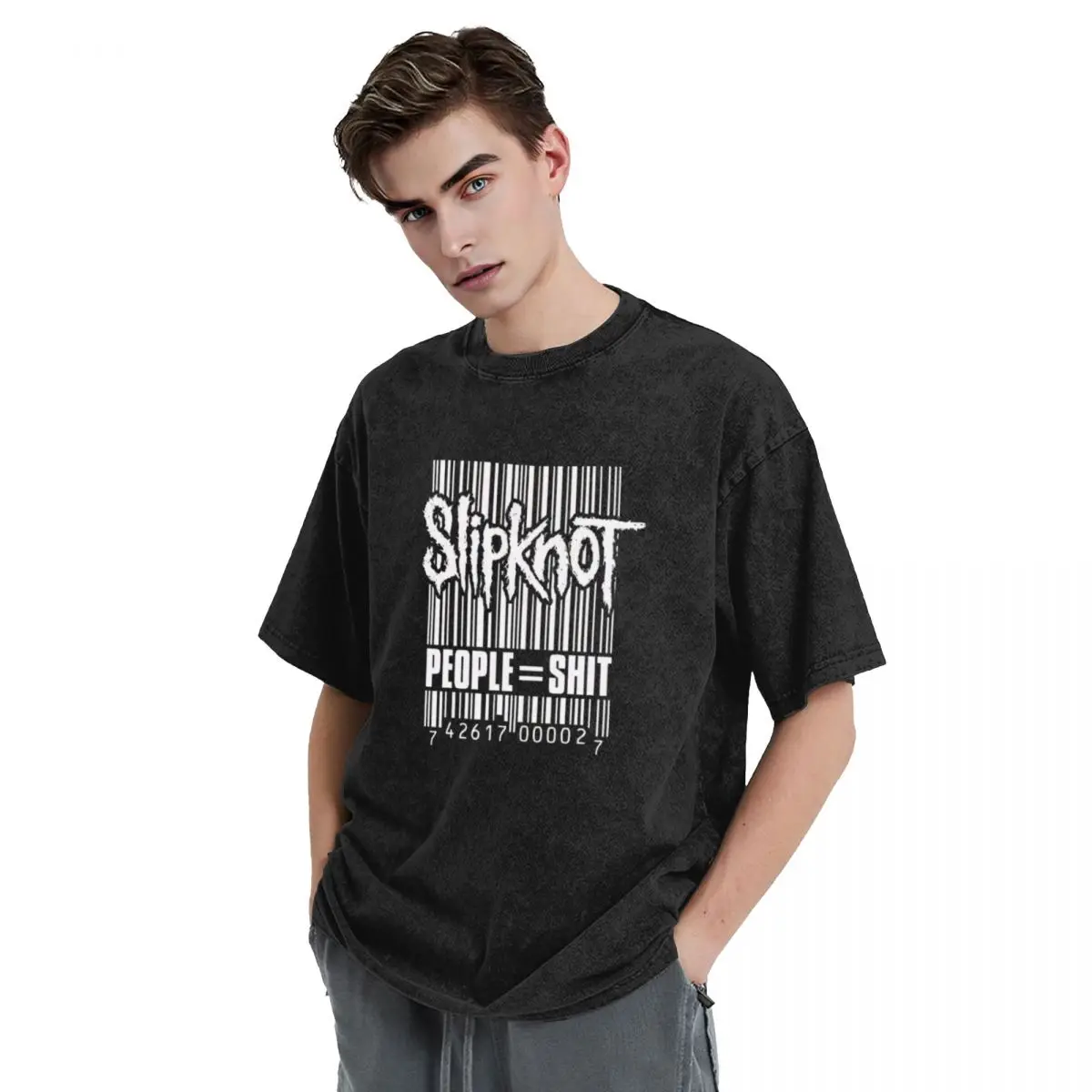 Футболка в стиле ретро Like-Slipknot мужская модная готическая футболка крутая