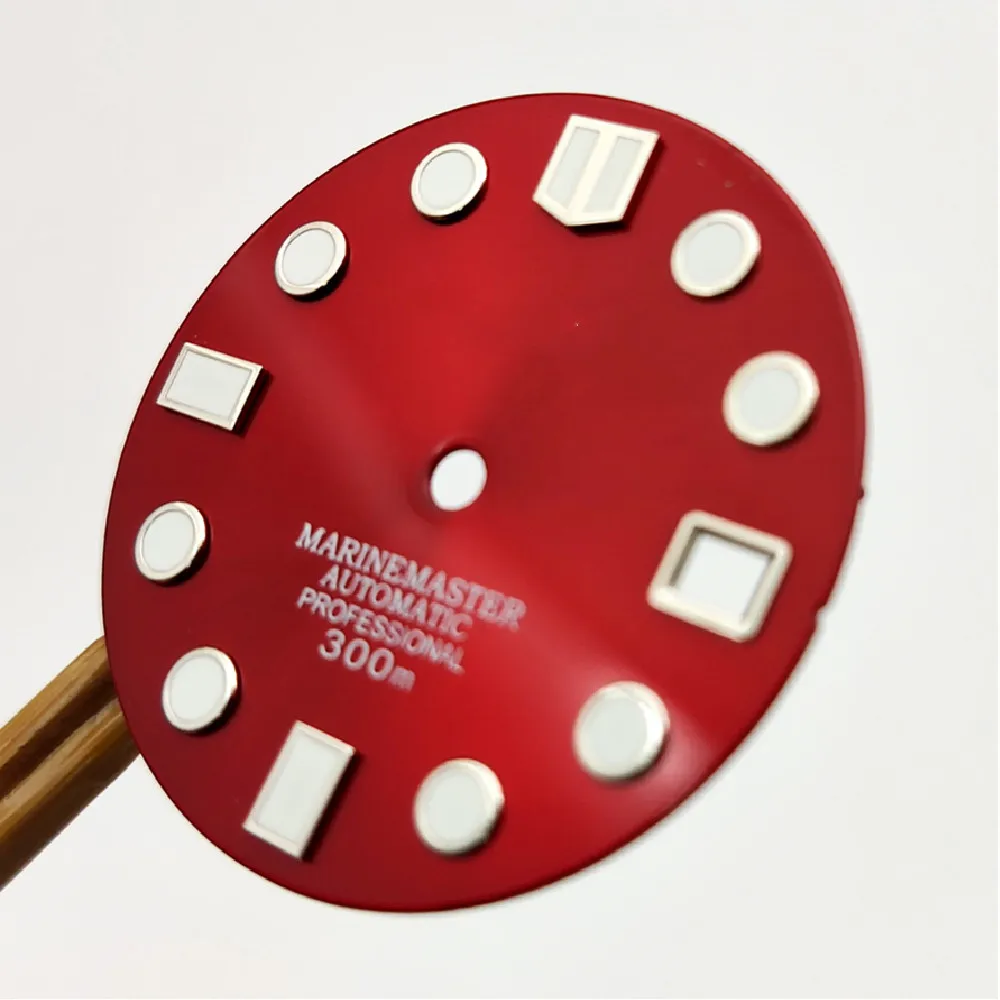 Sunburst gradient color dial red blue yellow gray with BGW9 modified mechanical watch SKX007 40mm NH35A/36 movement case Date