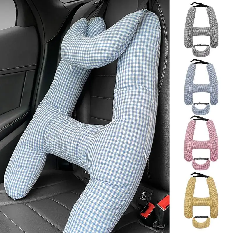 

Автомобильная подушка для шеи на подголовник Регулируемая H-образная подушка для сна на автомобильное сиденье мягкая удобная подушка для поддержки шеи автомобильные аксессуары