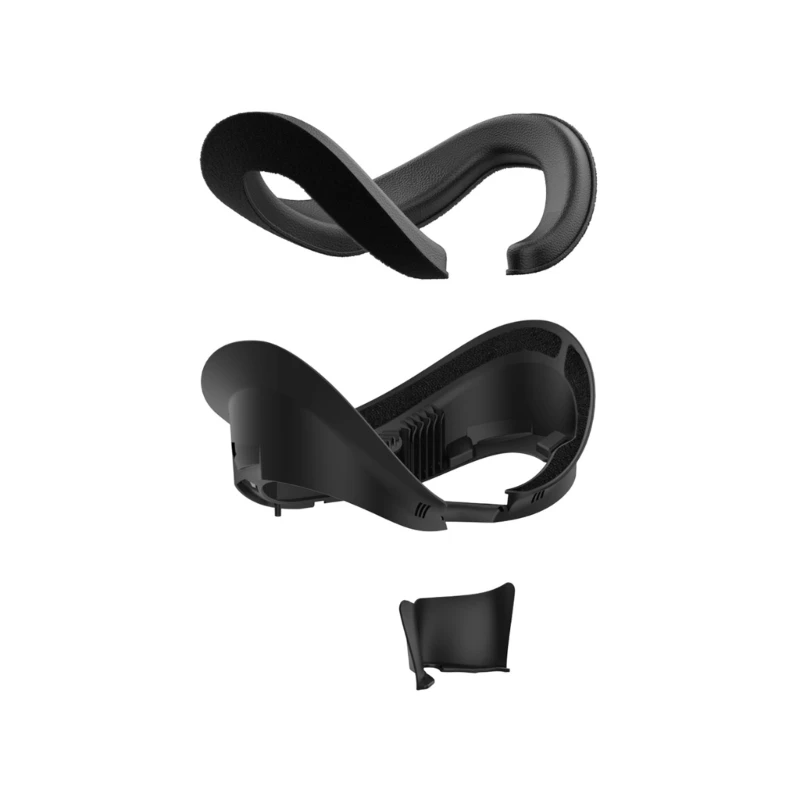 

Resilient VR Face Vent Soft Interface Bracket & Anti-Leakage Light Leather Sponge Face Cover for Pico 4 VR Headset 63HD