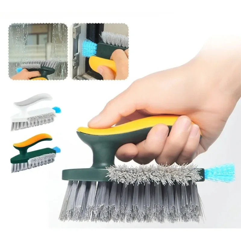 Szczotka do szorowania w kształcie litery V 4 1 kuchnia łazienka płytka szczotka czyszczenia podłóg rowek okiennych narożników ściennych