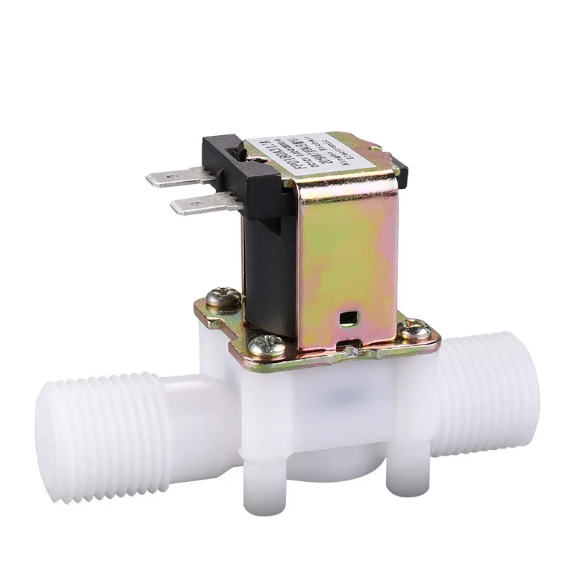 

1/2" Plastic Solenoid Valve 12V 24V 220V Magnetic Washing Machine Dispenser Drinking Water Pneumatic Pressure Controller Switch