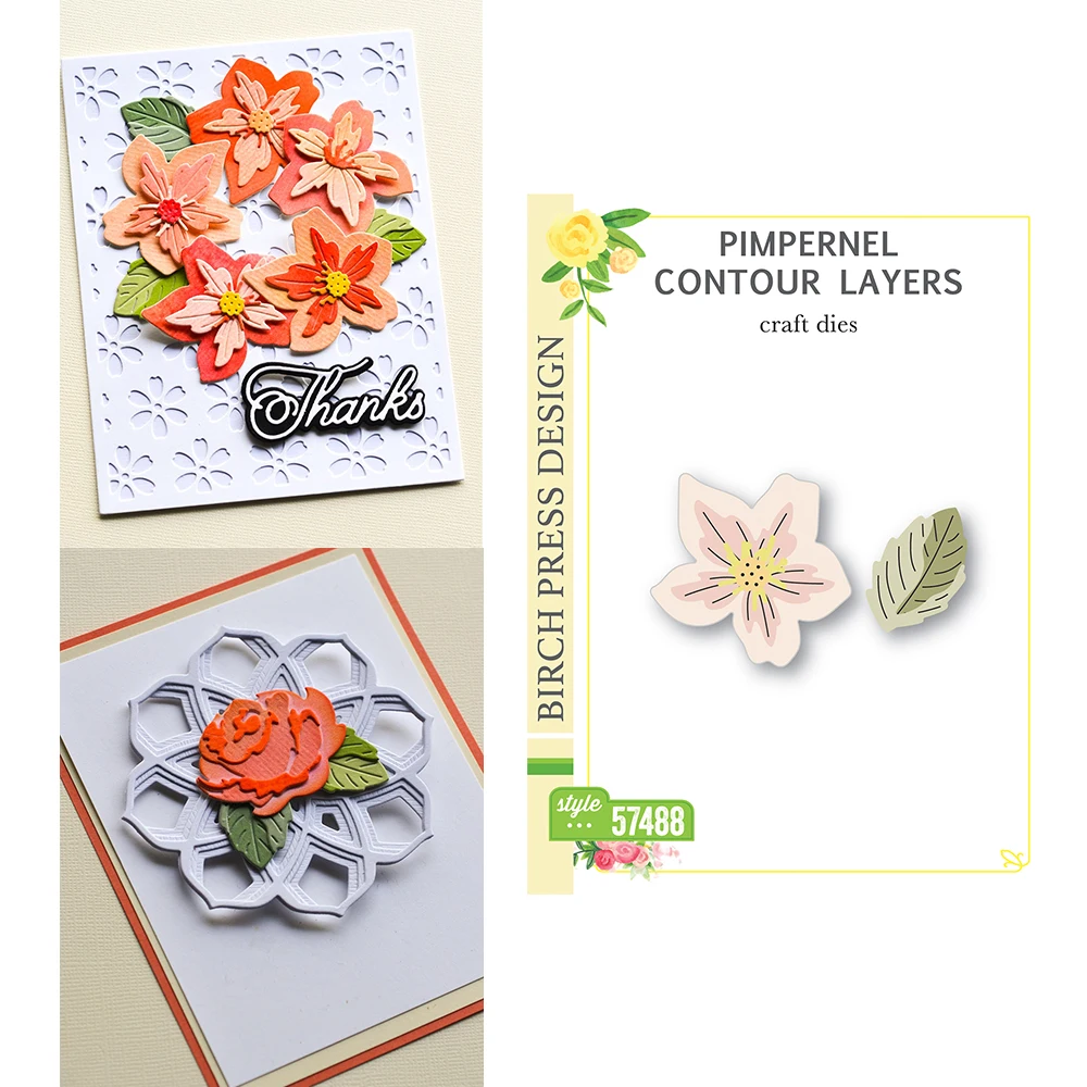 

Outline Flower Metal Cutting Dies No Stamps For Diy Dies Scrapbooking Paper Card Making Decorative Photo Album Craft Dies