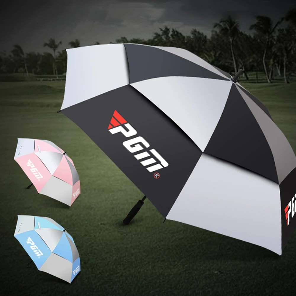 

PGM Golf Extra Large Double Layer Sun Protection Manual/Automatic Sunshade Umbrella Safety Steel Shaft Sun Protection Umbrellas