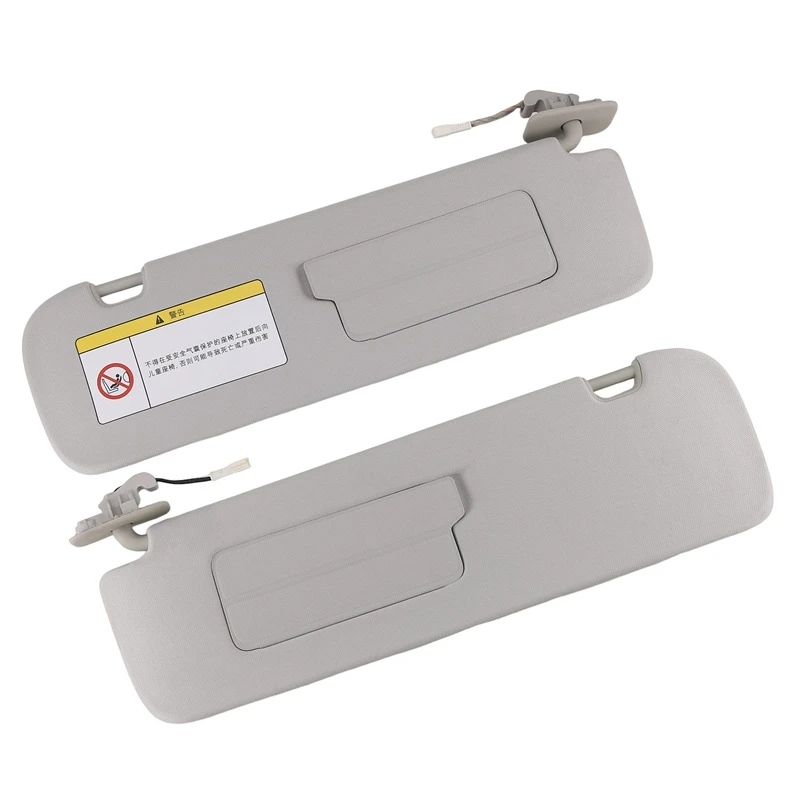 Левый и правый автомобильный солнцезащитный козырек косметическое зеркало для