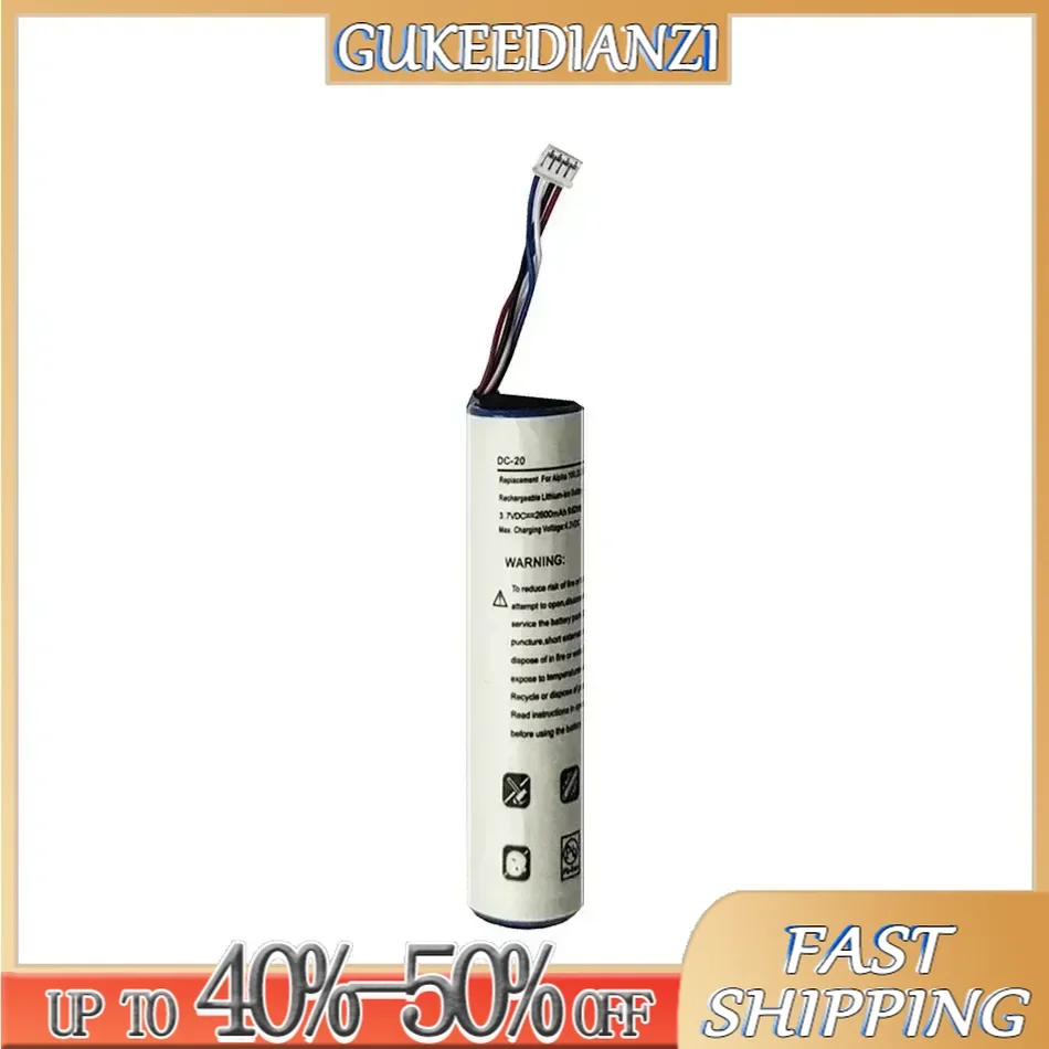 Сменный аккумулятор емкостью 2600 мАч 361-00029-02 для GARMIN Alpha 100 DC50 GAA002 GAA003 GAA004 T5 TT10 TT15