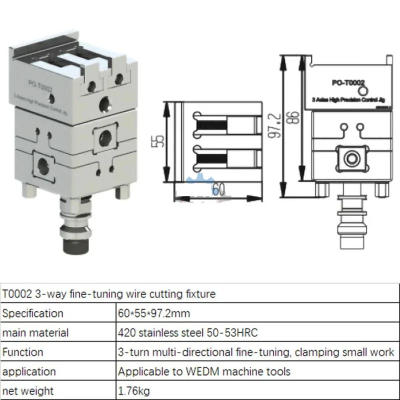 Трехсторонняя точная настройка приспособления для резки проволоки
