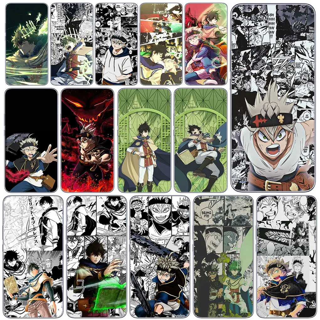 Мягкий чехол Asta Black Clover Yuno Grinbellor для Motorola Moto Edge 40 50 Pro 30 neo 20 Fusion Ultra Lite G85 E22