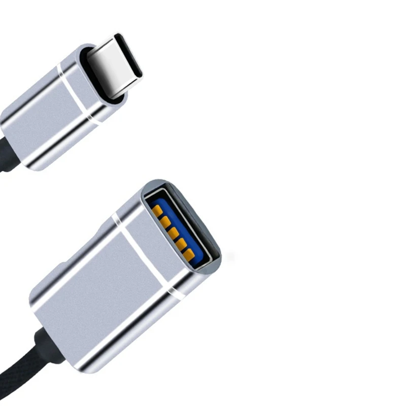 Сверхбыстрая док-станция Алюминиевый адаптер USB C 2 в 1 Интеллектуальное