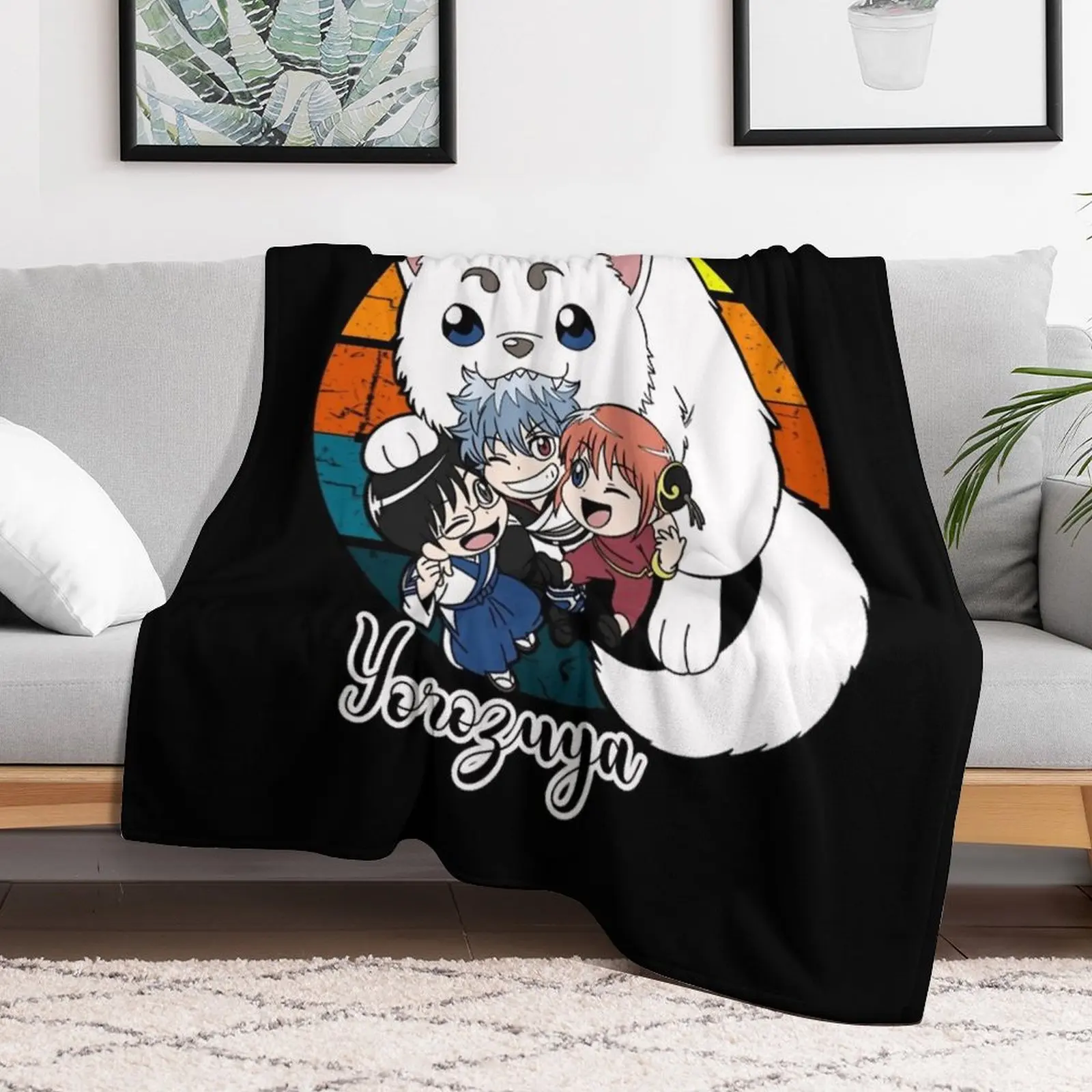 Винтажное одеяло Yorozuya теплое мягкое для кровати