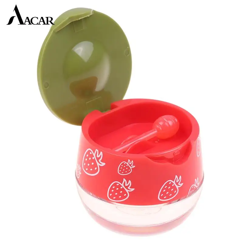 1PCS 6ml Empty Cosmetic Container For Lip Mask Concealer Lip Balm Jar Cute Lipstick Bottle Strawberry Lipstick Container Case