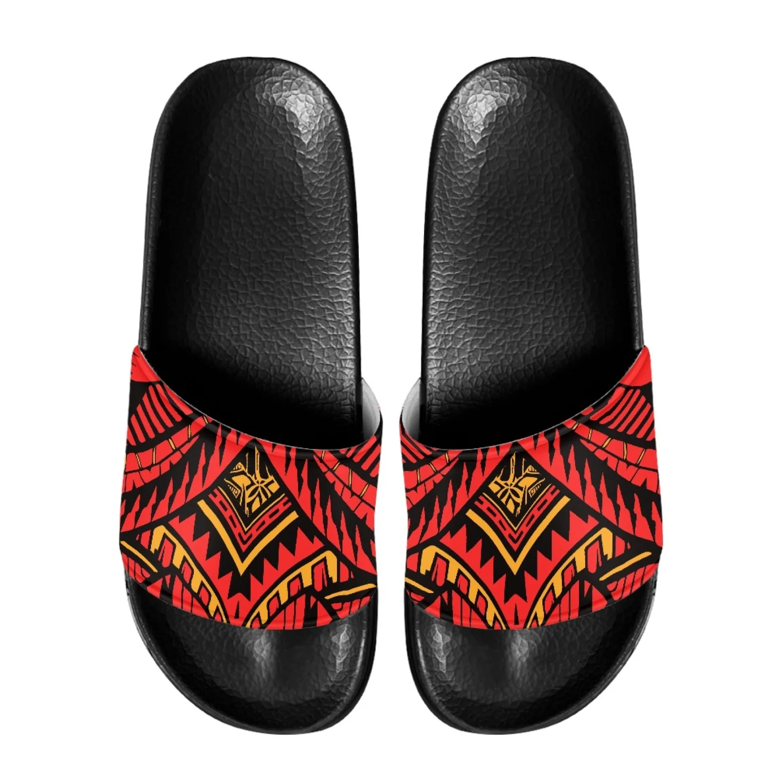

Шлепанцы мужские полинезийские родовые с тату-принтом, Эва сандалии с толстой мягкой подошвой, тапочки для дома, летние Тапочки