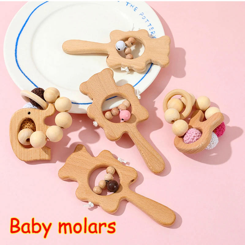 

Baby Animal Molar Bracelet The Baby Nips The Pacifier Bracelet And Grabs The Bear Toy Animal Toy
