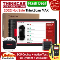 thinkcar thinkscan max obd2 scanner automotivo car diagnostic tool ecu code reader with free 28 reset function pk crp909mk808