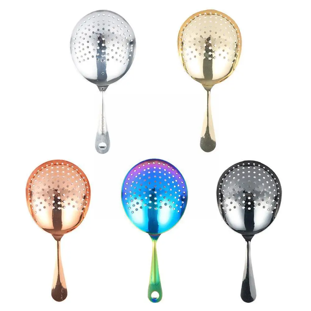 

Julep Bar Strainer 304 Stainless Steel Cocktail Strainer Strainer Fast Sprung Bar Shaker Julep Tools Drain Cocktail Spoon B H4C3