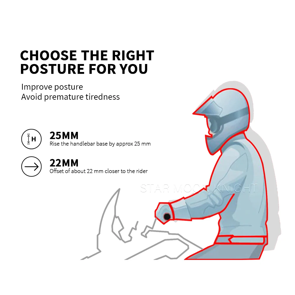 Крепление-адаптер на руль для Ducati Scrambler 1100 400 800