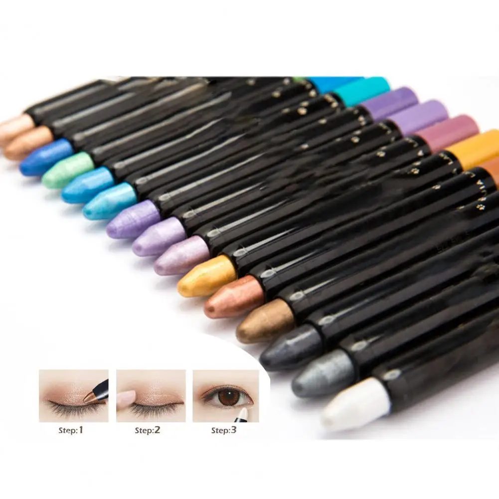 

5g Eyeshadow Stick Long-lasting Waterproof Novelty Portable Lying Silkworm Pen for Eyes