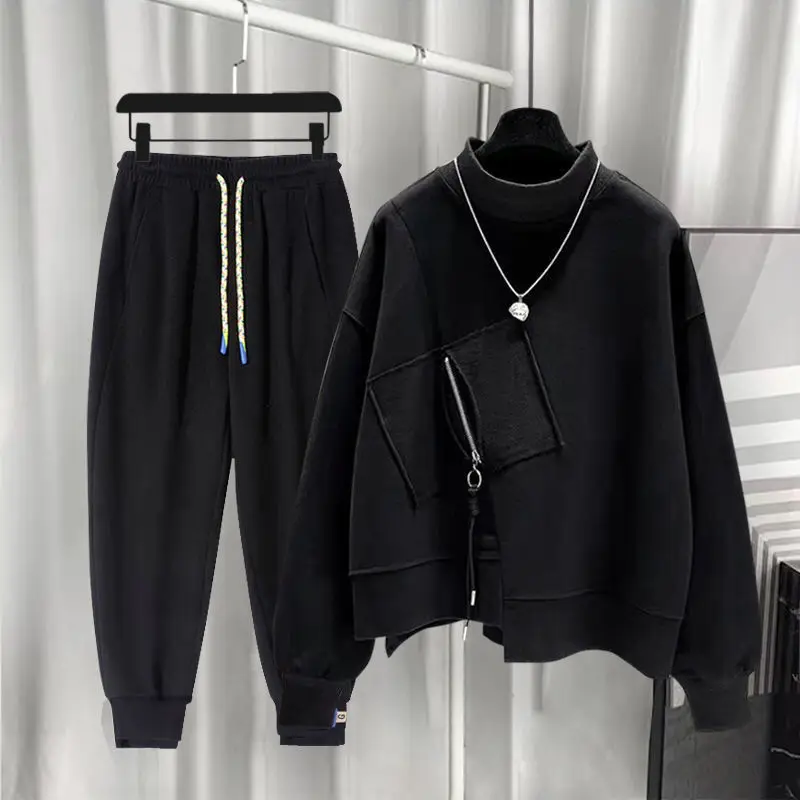 

Spring Autumn 2pcs Sets Pants Clothing Sweatsuit Fashion Clothes Trousers Sportswear Sweatpants Long Sleeve Tracksuits Men Y968